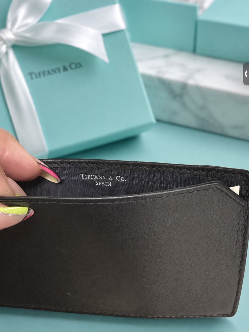 Tiffany & Co. Leather card holder,NWOT - Picture 5 of 5